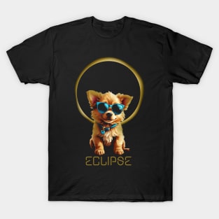 eclipse dog sunglases T-Shirt